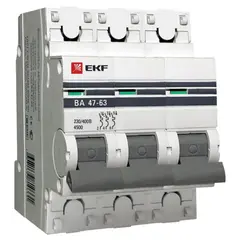 ავტომატური ამომრთველი EKF MCB4763-3-32C-PRO C32