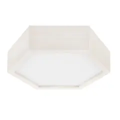 ჭერის სანათი Lamkur HEX 1xE27 max 60W თეთრი