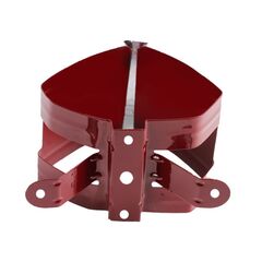 Square downpipe holder 0.50x80x365 burgundy