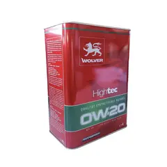 ზეთი ძრავის Wolver Hightec 0W-20 Hybrid 4 ლ