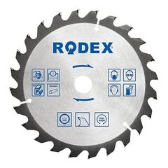 სახერხი დისკი ხისთვის Rodex RTS36125 36T 125 მმ
