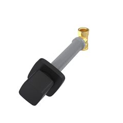 დეკორატიული ვენტილი IZYAPI 10 0080 1/2" Black