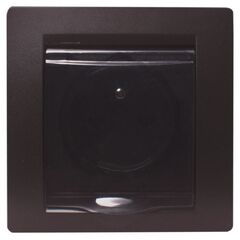 Power socket grounded DPM SEU1013B 1 sectional black
