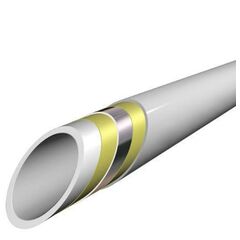 Metal-plastic pipe NewPlast 16 mm PEX-AL-PEX with insulation
