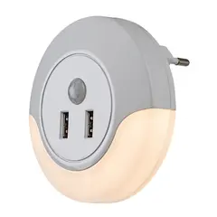 Night light charging with sensor Rabalux Dembo 13.9W 3000K USB white 76012