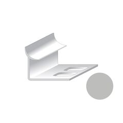 Inside corner for tiles Salag PVC 9/2500 mm silver