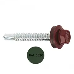Self-tapping screw Wkret-met for roofing WF-48035- RAL 6020 250 pcs