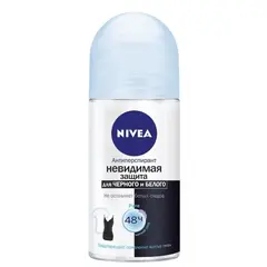 Roll-on deodorant Nivea Pure Invisible protection for black and white 50 ml