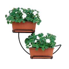 ყვავილების საკიდი Metallurgica Buzzi Luna for Wall with self-watering box 40x13xh43 სმ
