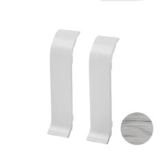 Соединение для плинтуса VOX PVC Smart Flex BF-5132 дуб стальной 2 шт.