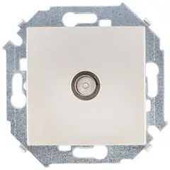 Socket TV Simon 1591475-034 1 sectional champagne