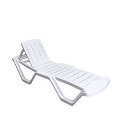 Chaise lounge white Aleana Comfort