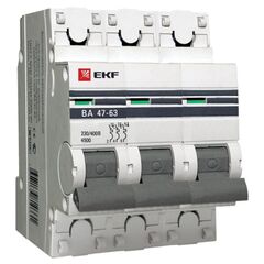 Автоматический выключатель EKF MCB4763-3-25C-PRO C25