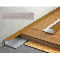 ზღურბლი-დაბოლოება ალუმინის Salag Stratus 12/930 მმ. პალისანდერი