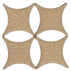 ჩასადგმელი Absolut Keramika ESTRELLA SET CORE MARRON 6,7x6,7 სმ