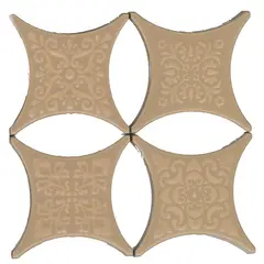 Вставка Absolut Keramika ESTRELLA SET CORE MARRON 6,7x6,7 см