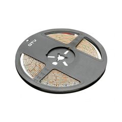 ლენტი LED GTV 24W 300 12V 3200K 5მ IP20 3528
