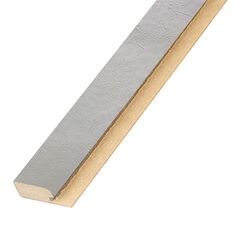 Starting bar Super Profil MDF 1234 white cement 2800x34x12 mm