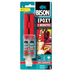 ეპოქსიდის წებო Bison Epoxy 5 Minutes 24 მლ