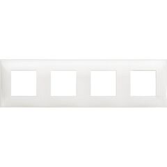 Frame Bticino 4 2 module white Classia