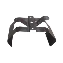 Square downpipe holder 0.50x80x365 dark chocolate