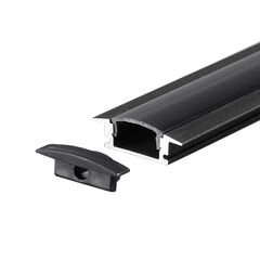 Profile V-TAC 2875 2000x24.7x7 mm black