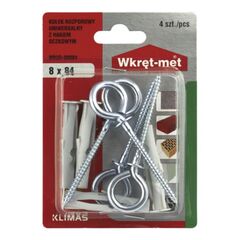Dowel Wkret-met BRUO-08084 4pcs