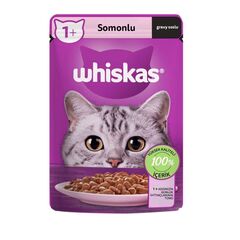 Food jelly for cat Whiskas salmon in sauce 85gr