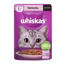 Желе для котов Whiskas лосось в соусе 85гр
