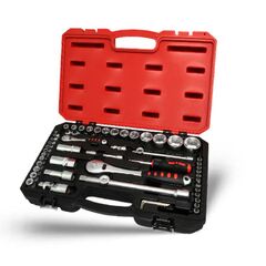 Socket sets KLY-TEK KSST4 1/2", 1/3", 1/4" 55 pcs