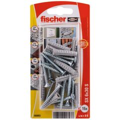 დუბელი სჭვალით Fischer SX6x30 S 15 ც 90893