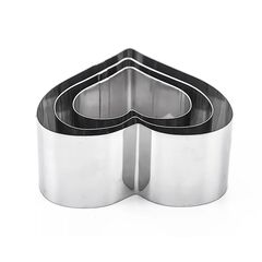 Cake form metal CAK-070 3pcs
