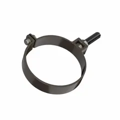 Хомут трубы универсальный Technonicol L140 125/82 ПВХ темно-коричневый