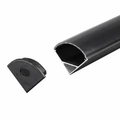 Profile V-TAC 2874 2000x15.8x15.8 mm black