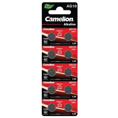 ელემენტი Camelion AG10-BP10 Alkaline LR54 10 ც