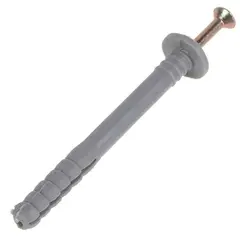 Dowel-nail with mushroom cuff Tech-Krep 6x60 mm polypropylene 14 pcs