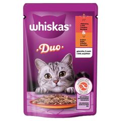 Food jelly for cat Whiskas beef and poultry 85gr