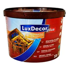 Пропитка LuxDecor plius+ белая 10 л