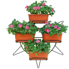 Подвеска для цветов Metallurgica Buzzi Sole for Wall with 4 self-watering box Ø 65 x13 см