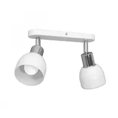 სპოტი LUMINEX 2 Fresno თეთრი ქრომი 3210 E27 2x MAX 60W