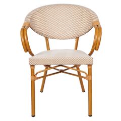 Стул алюминиевый Starbucks armchair 87368 бежевый