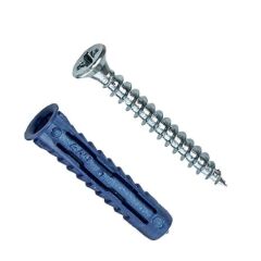 Universal dowel 05x25 mm with screw 3.5x30 mm 50 pcs 4ALL-05+3530