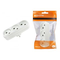 Unit block 3 socket TDM 6 A 220 V