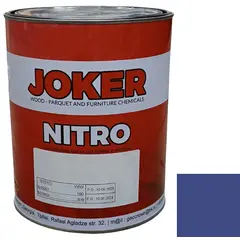 Краска нитроцеллюлозная Joker синяя глянцевая 0.75 кг