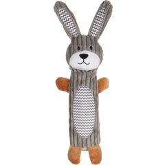 სათამაშო ძაღლის კურდღელი Flamingo SQUEAKER GREY 43სმ