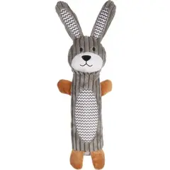 Игрушка для собак зайчик Flamingo SQUEAKER GREY 43см