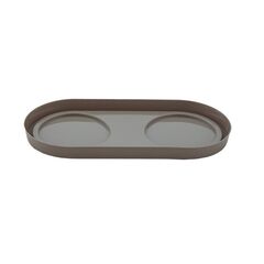 Stand for 2 pots Aleana 28х13.5x1.7 cm cocoa