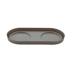 Stand for 2 pots Aleana 28х13.5x1.7 cm cocoa