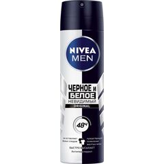 სპრეი დეოდორანტი Nivea Men Invisible Power 150 მლ