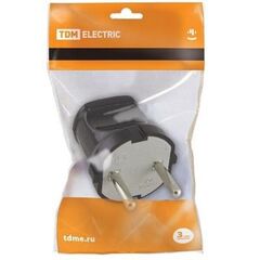 Power plug TDM 250V 6A without grounding